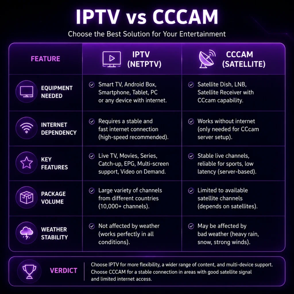 iptv or cccam? - netptv