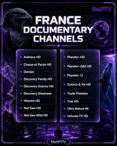 France Channels List | Full French TV Channels Directory 3 france documentary - NetPTV
