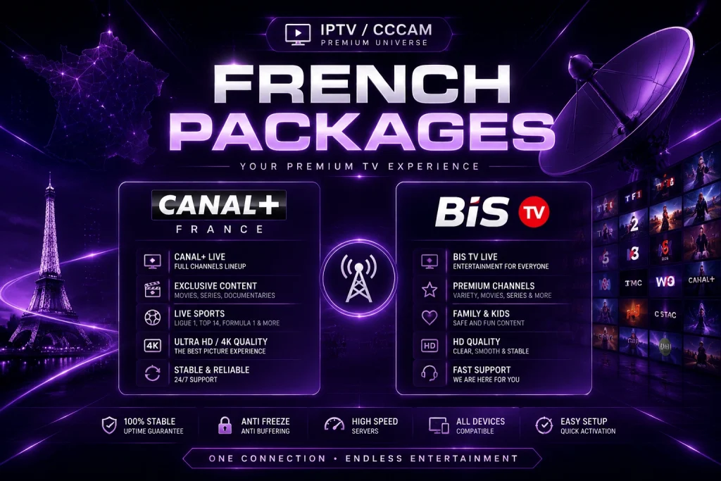 French cccam packages - NetPTV