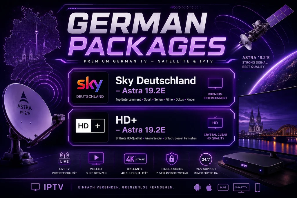 German cccam packages NetPTV